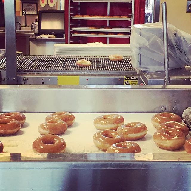 Inside the Krispy Kreme doughnuts factory  #krispykreme #doughnuts #atlanta