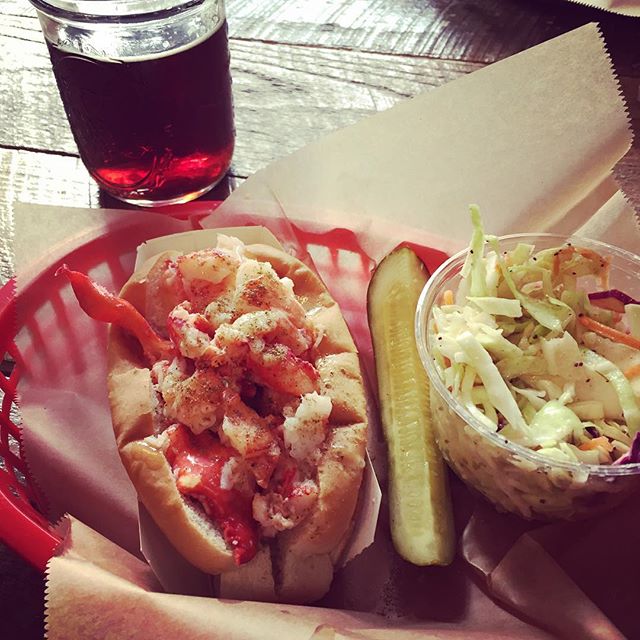 Late lunch #lobsterroll #parkslope